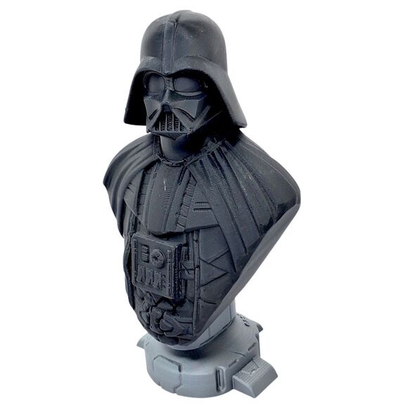 Star Wars 3D Printed Darth Vader Luke Skywalker Yoda Bust Set Headphone Stand - Picture 7 of 11